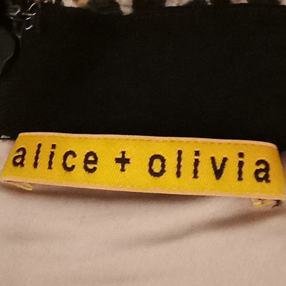 NEW Alice Olivia Boho Contemporary Size 10 Leopard Print Cream-Brown Colors B26 - Picture 13 of 16